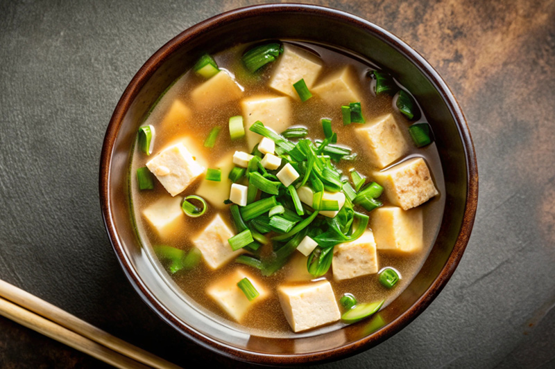miso leves tányérban